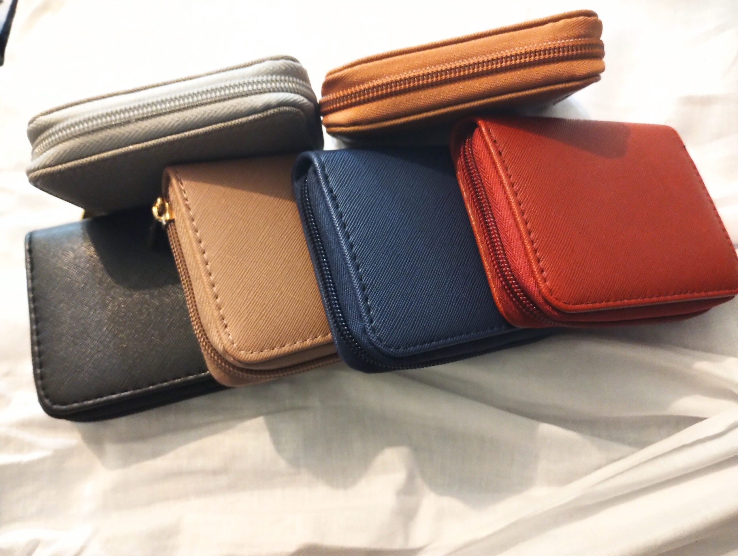 Portefeuille chic similicuir unicolore