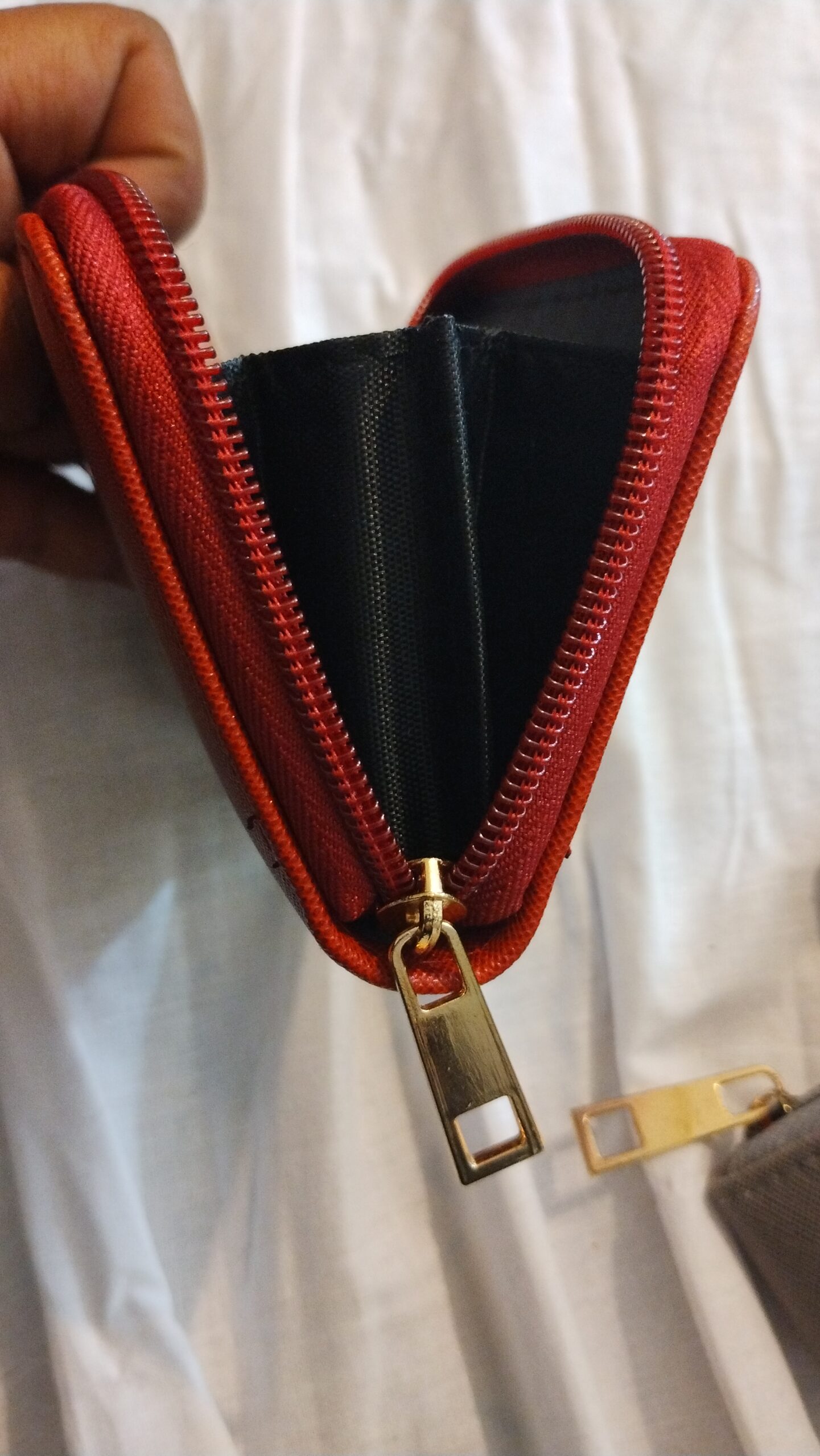 Portefeuille chic similicuir unicolore – Image 8