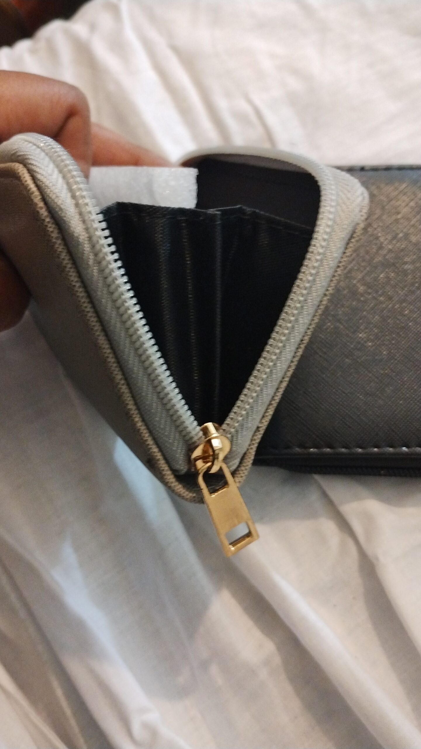 Portefeuille chic similicuir unicolore – Image 19