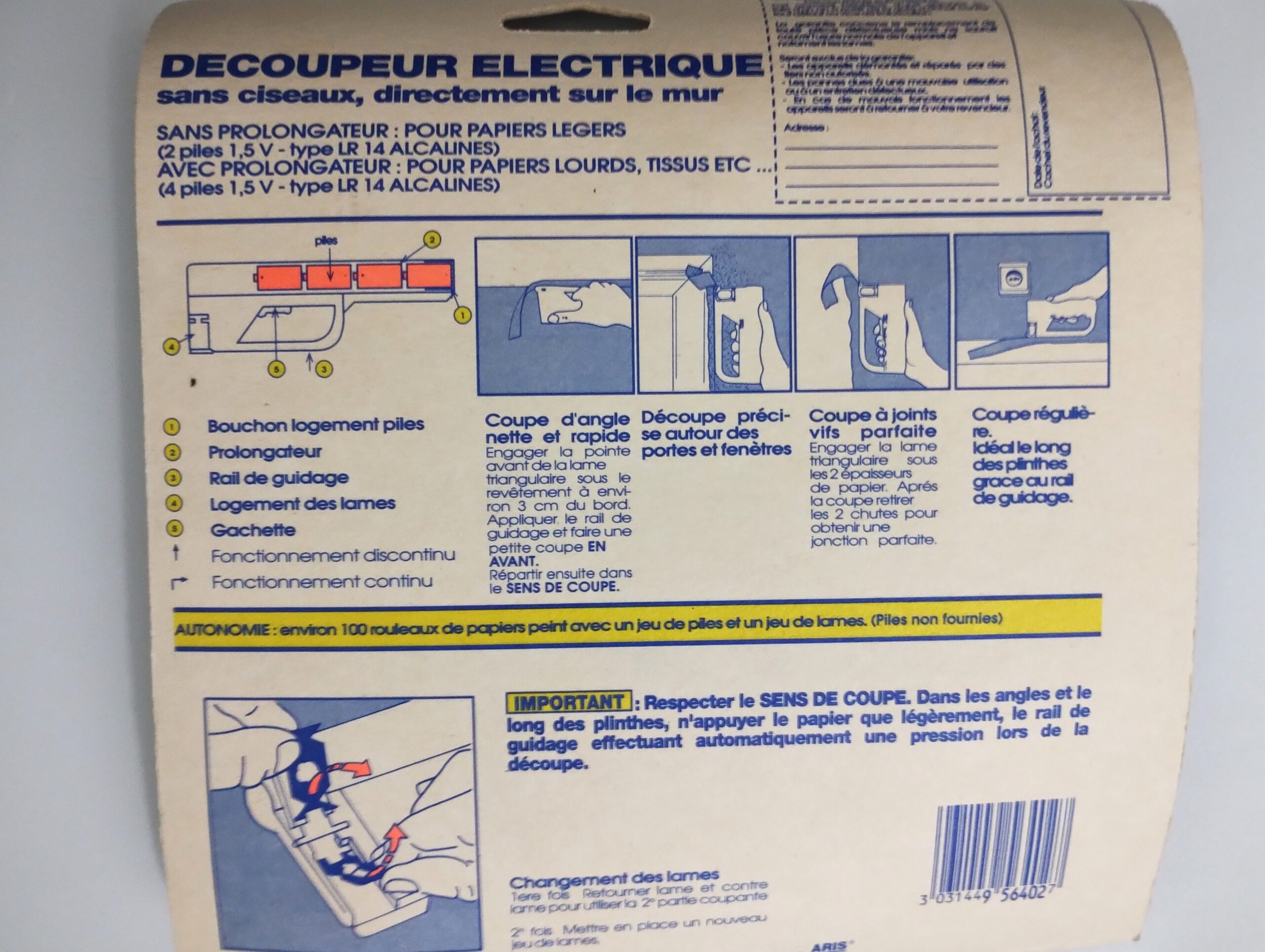 Découpeur électrique papier peint carton textiles – Image 4