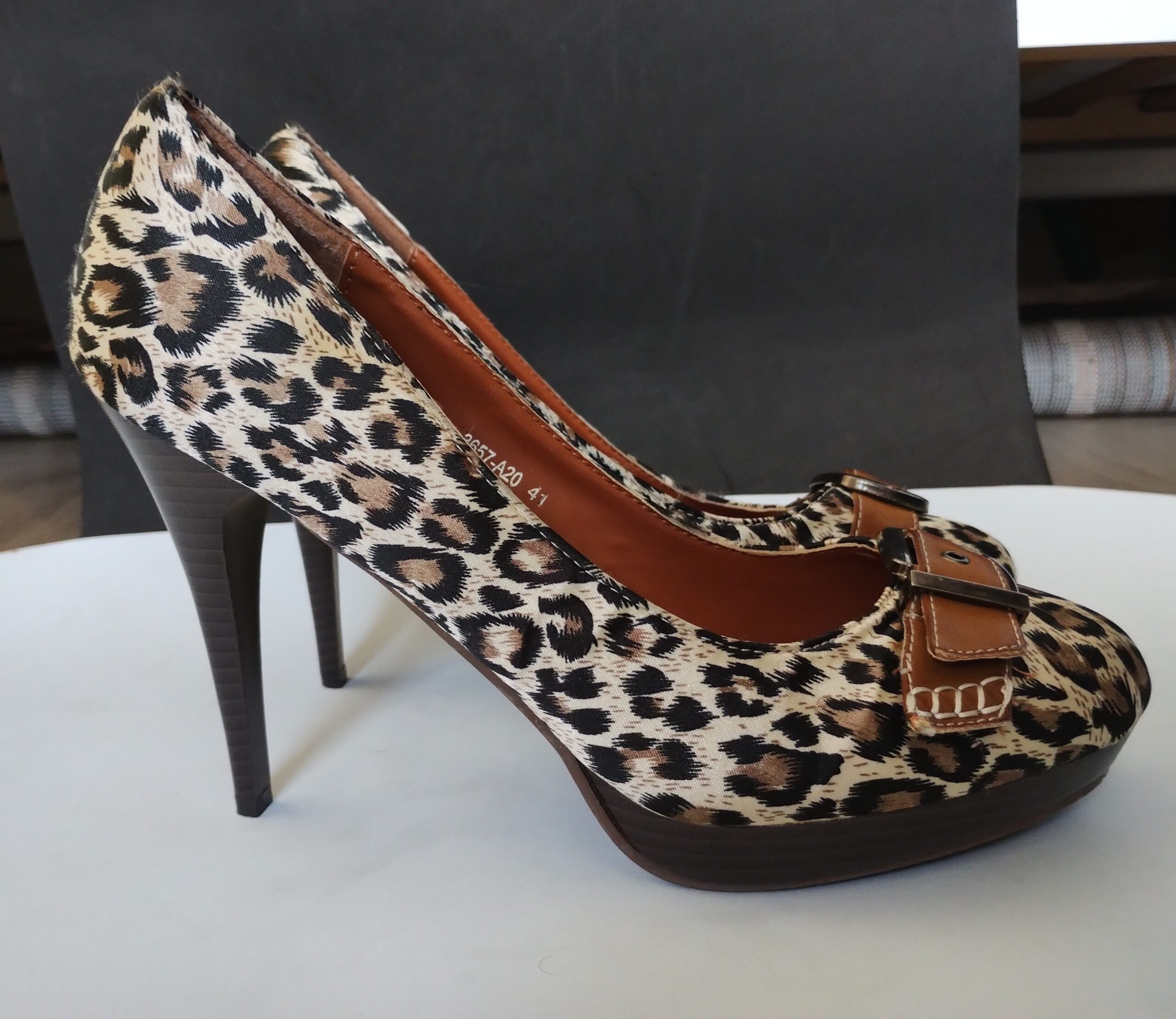 Chaussures Escarpins léopard talons hauts sexy – Image 2