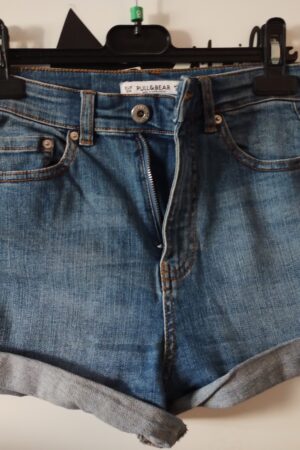 Short Jeans Pull & Bear à revers Taille Xs