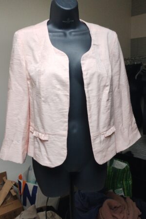 Veste tailleur rose paillettes