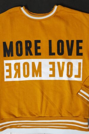 Sweat Jennyfer Jaune Avec Écritures Taille S