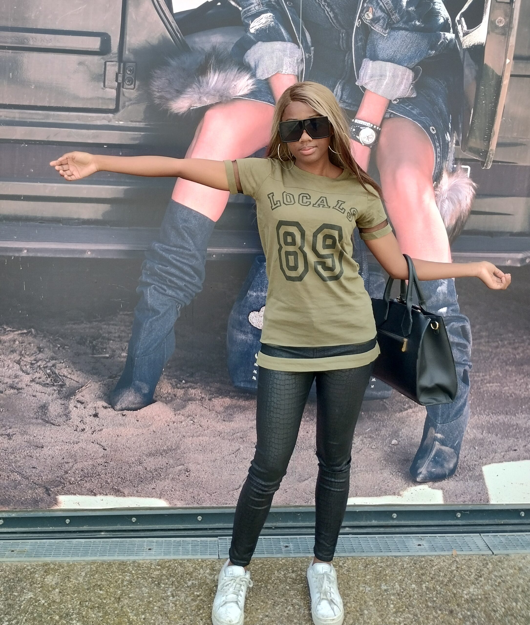 T-Shirt Streetwear Avec Écriture New Yorker Taille XS