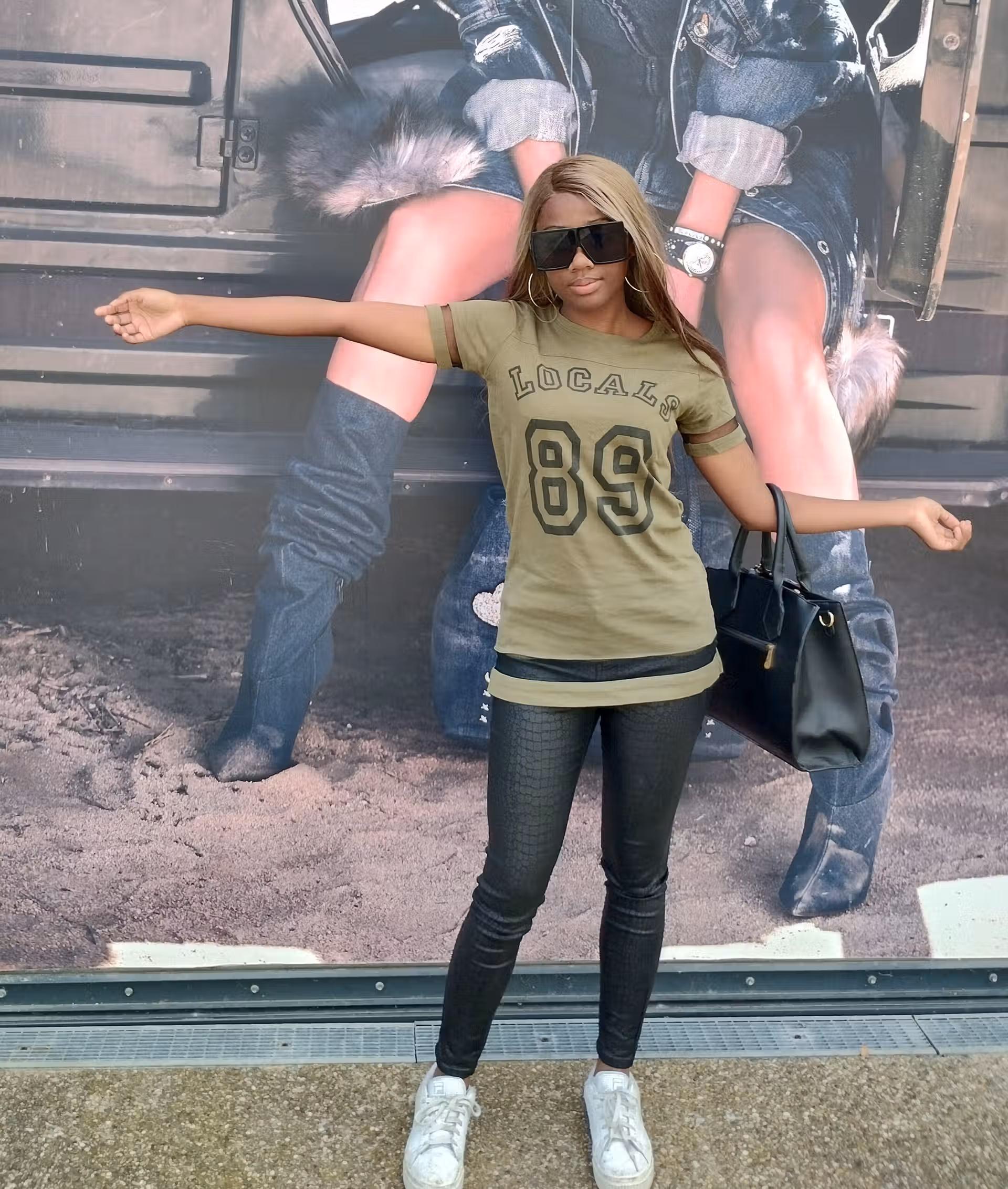 T-Shirt Streetwear Avec Écriture New Yorker Taille XS