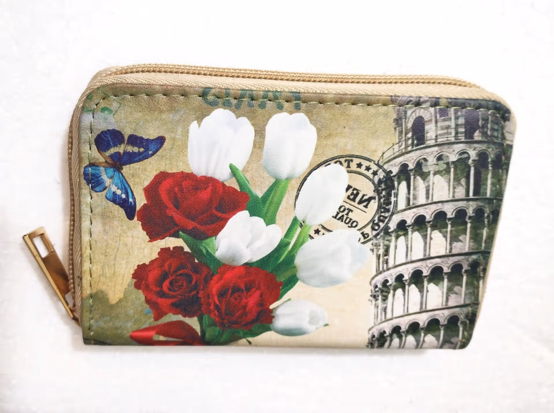 Porte-monnaie portefeuille Fun imprimé Italie