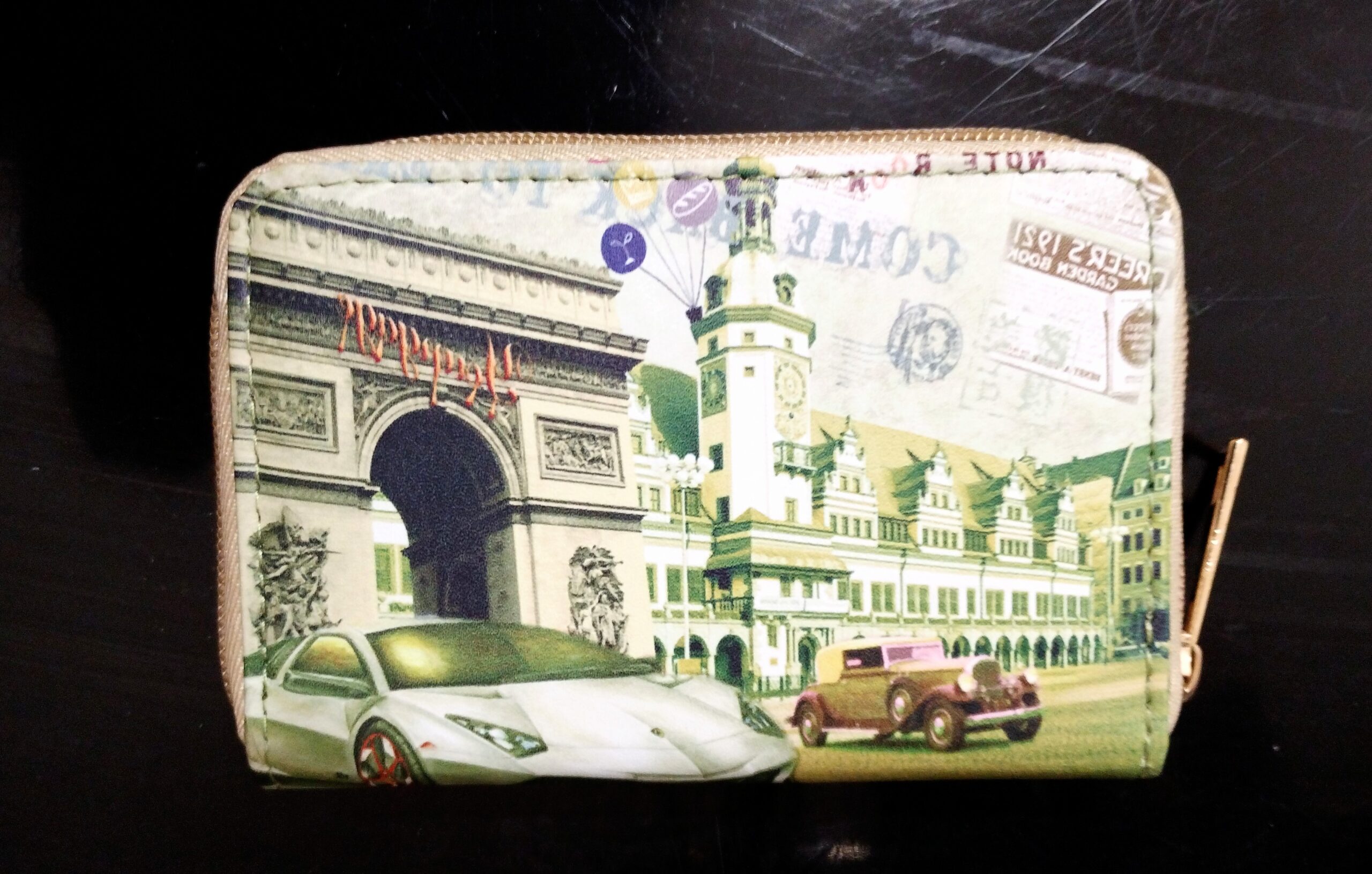 Porte-monnaie portefeuille Fun imprimé Lamborghini