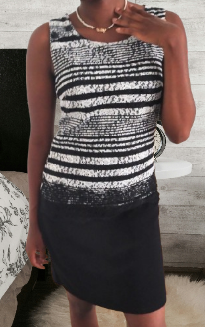 Robe Sans Manches Dentelle Élégante T38 – Image 2