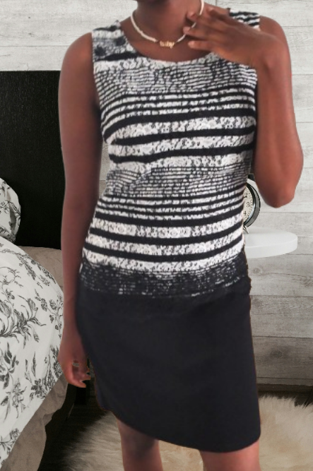 Robe Sans Manches Dentelle Élégante T38 – Image 4