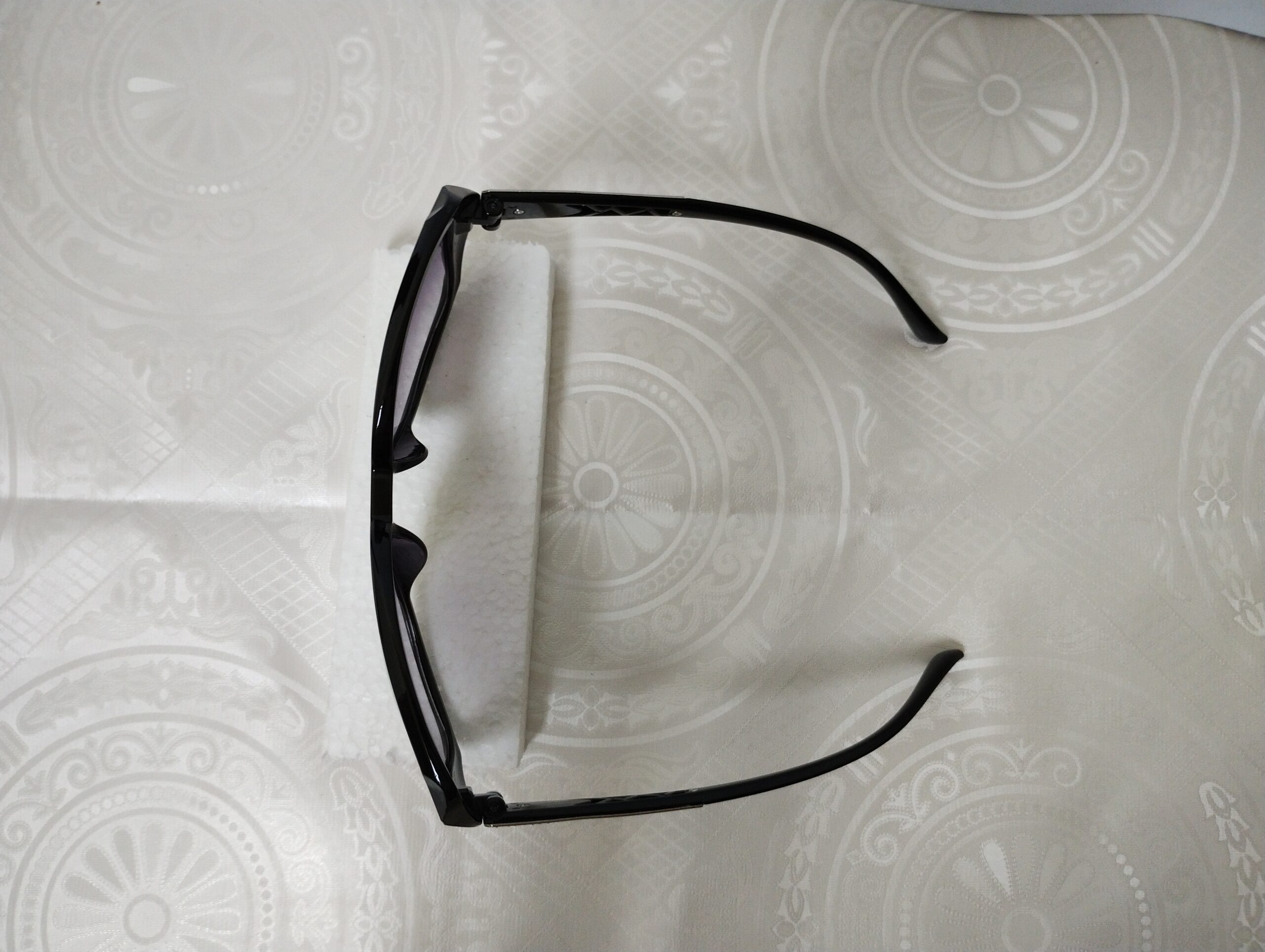 Lunettes Solaire Luxe métal argenté 405407 – Image 6