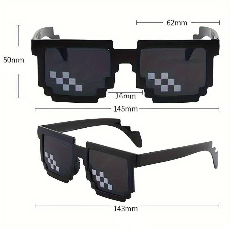 Lunettes Fun Pixels rigolotes unisexe 411 – Image 4