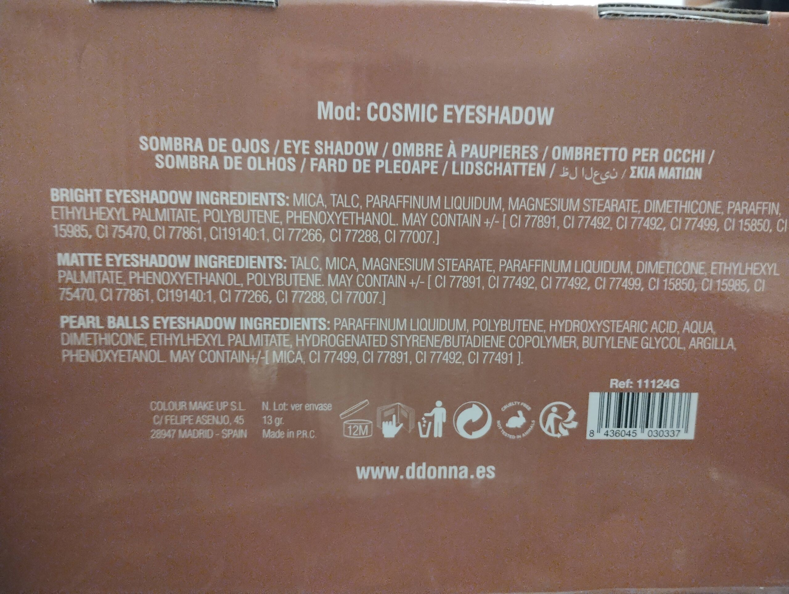 Stocklot 3 Palettes COSMIC 9 Couleurs D'Donna – Image 5