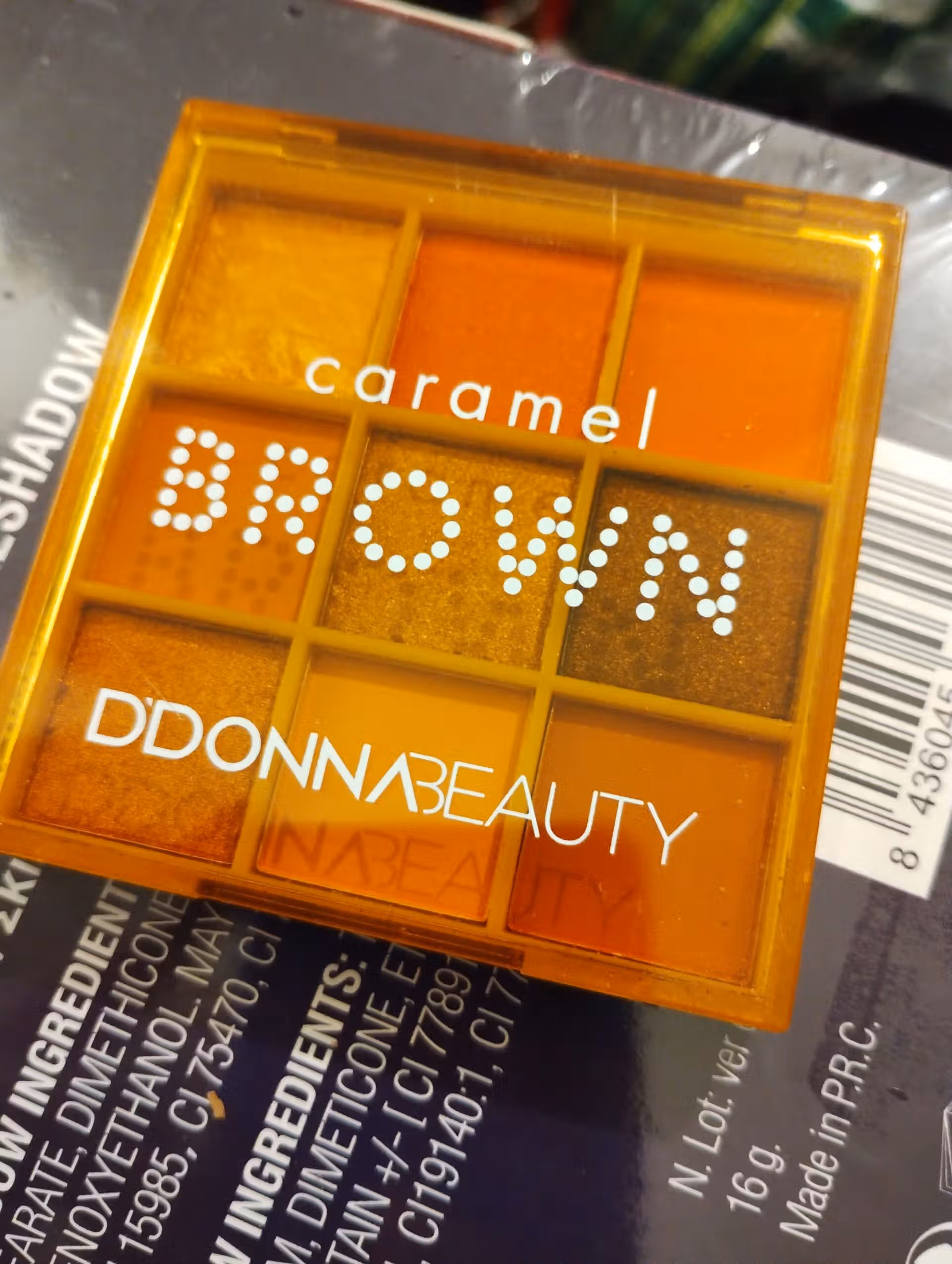 Palette 9 Couleurs Caramel Brown D'Donna
