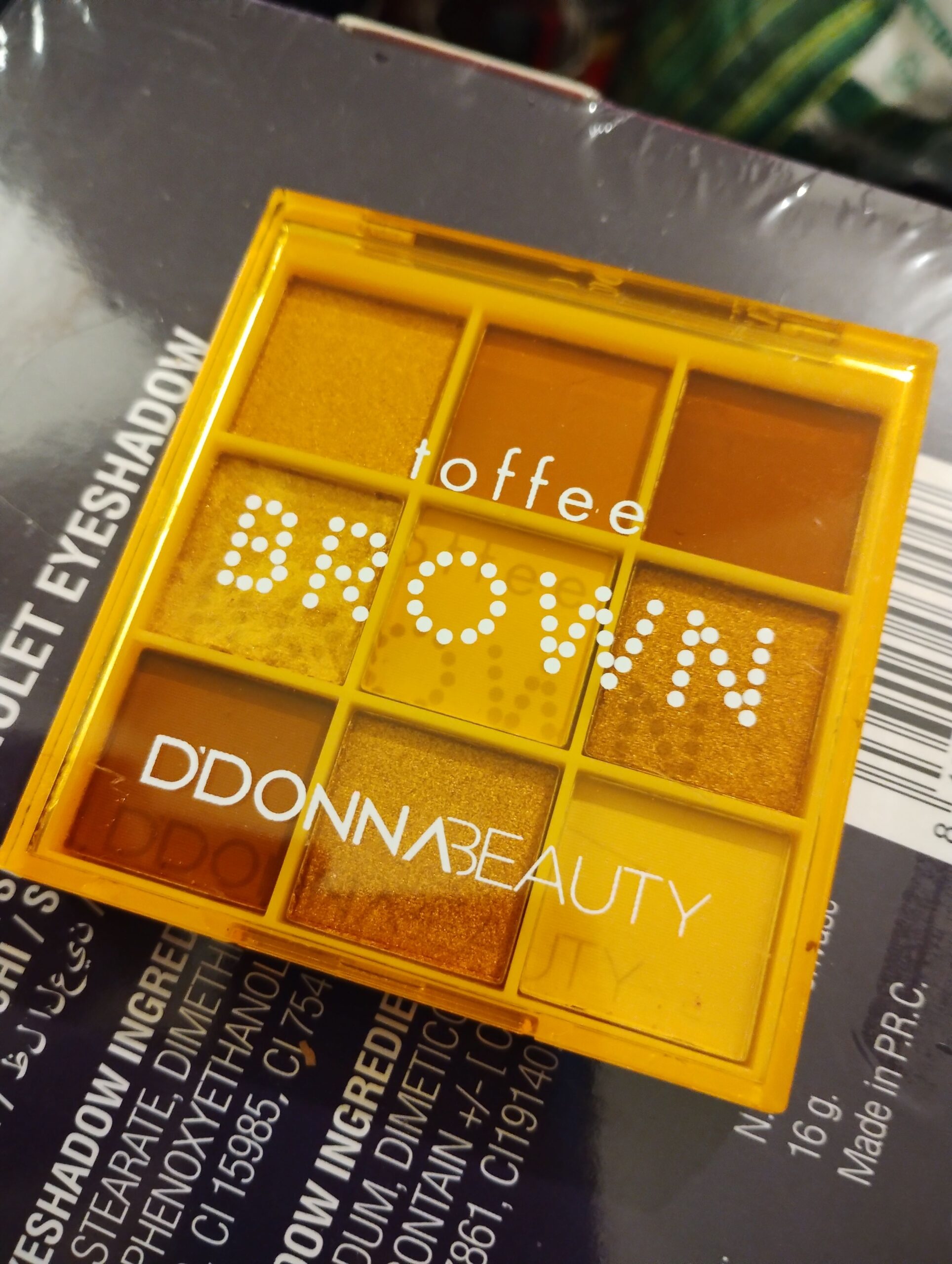 Palette 9 Couleurs Toffee Brown D'Donna