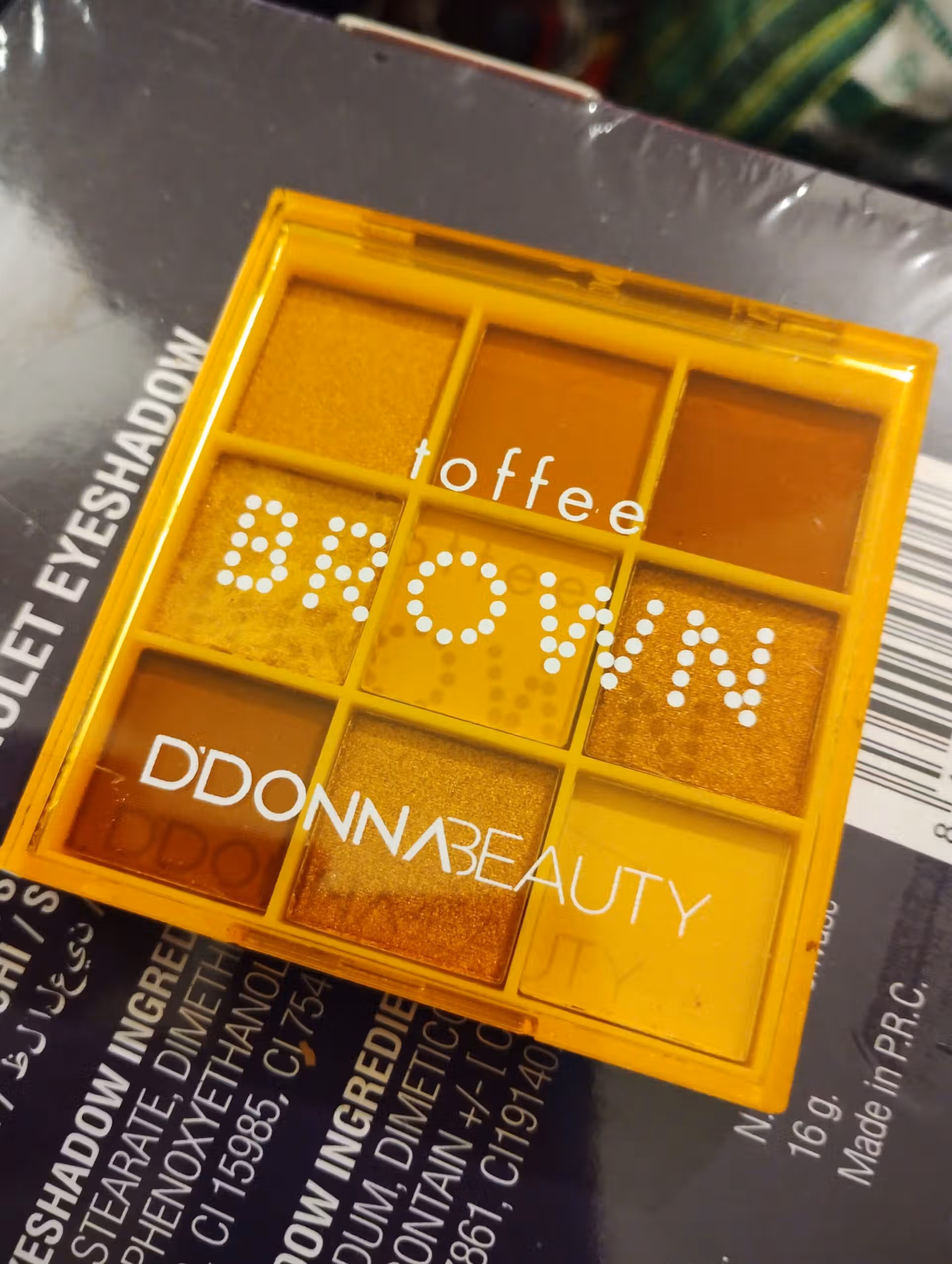 Palette 9 Couleurs Toffee Brown D'Donna