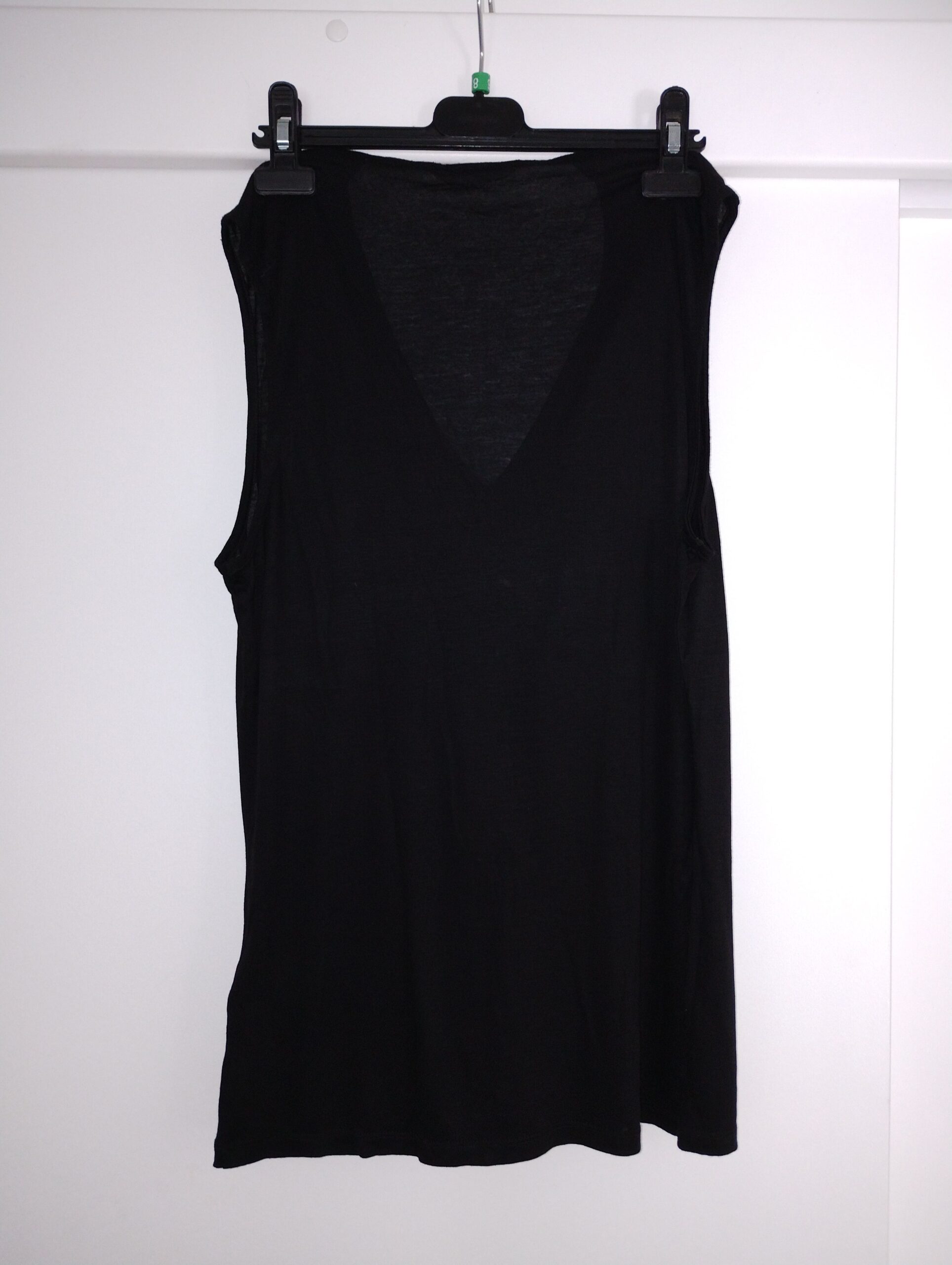 Top noir collerette à volants T40 – Image 4