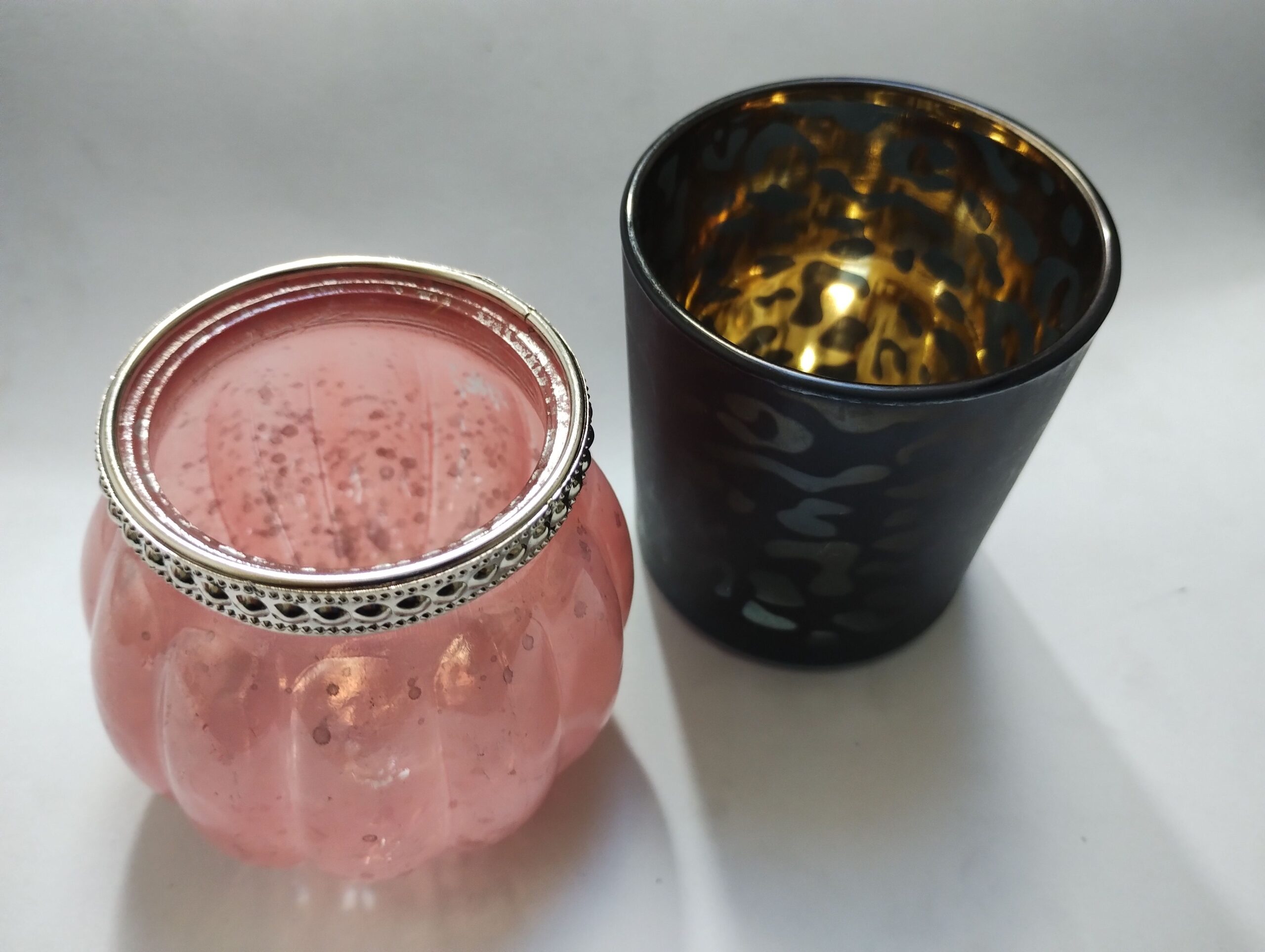 Set déco : lot de verres à bougie chauffe plat