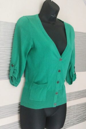 Cardigan Gilet vert Zero