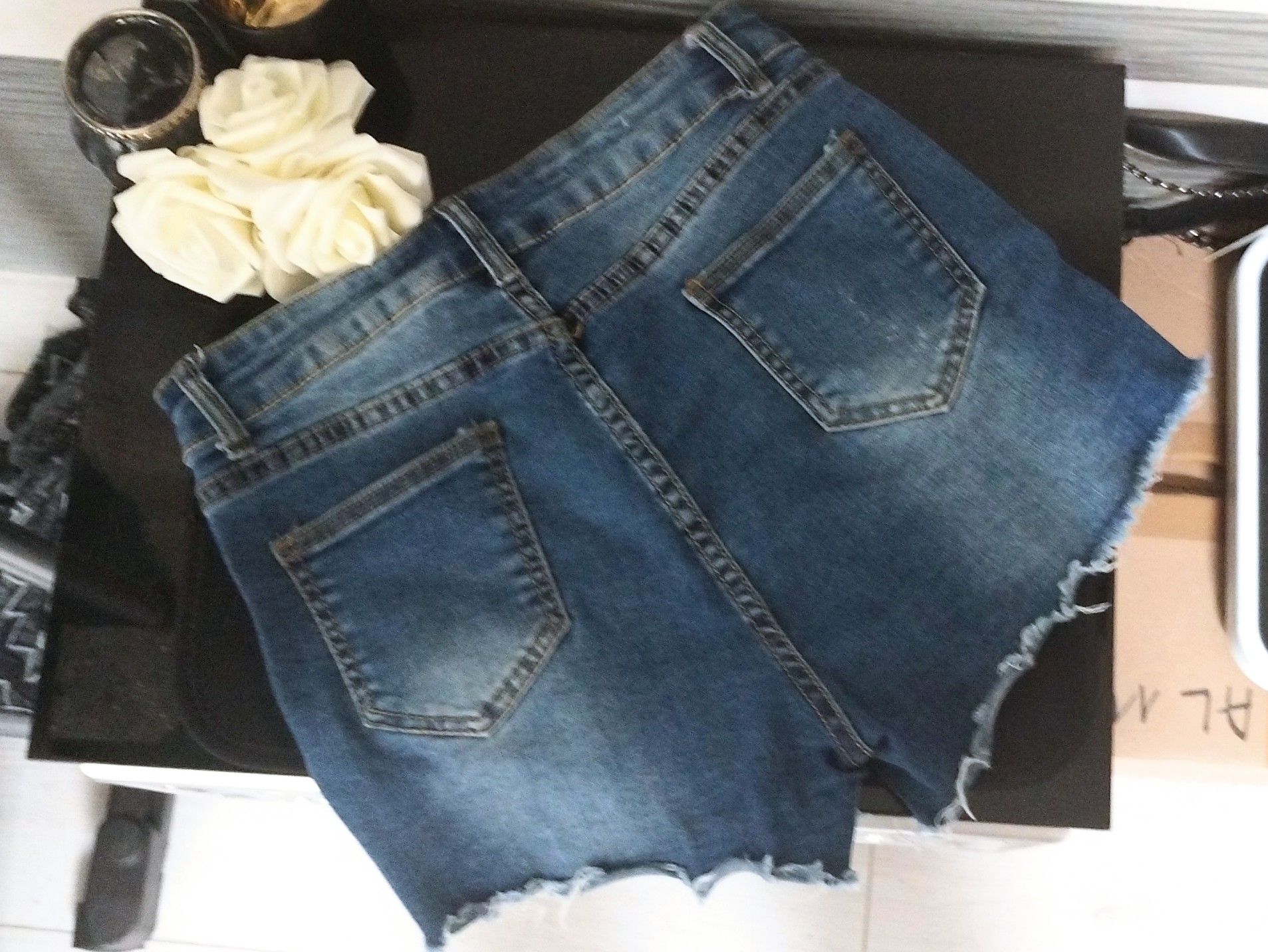 Short Sexy Jeans Perles – Image 5