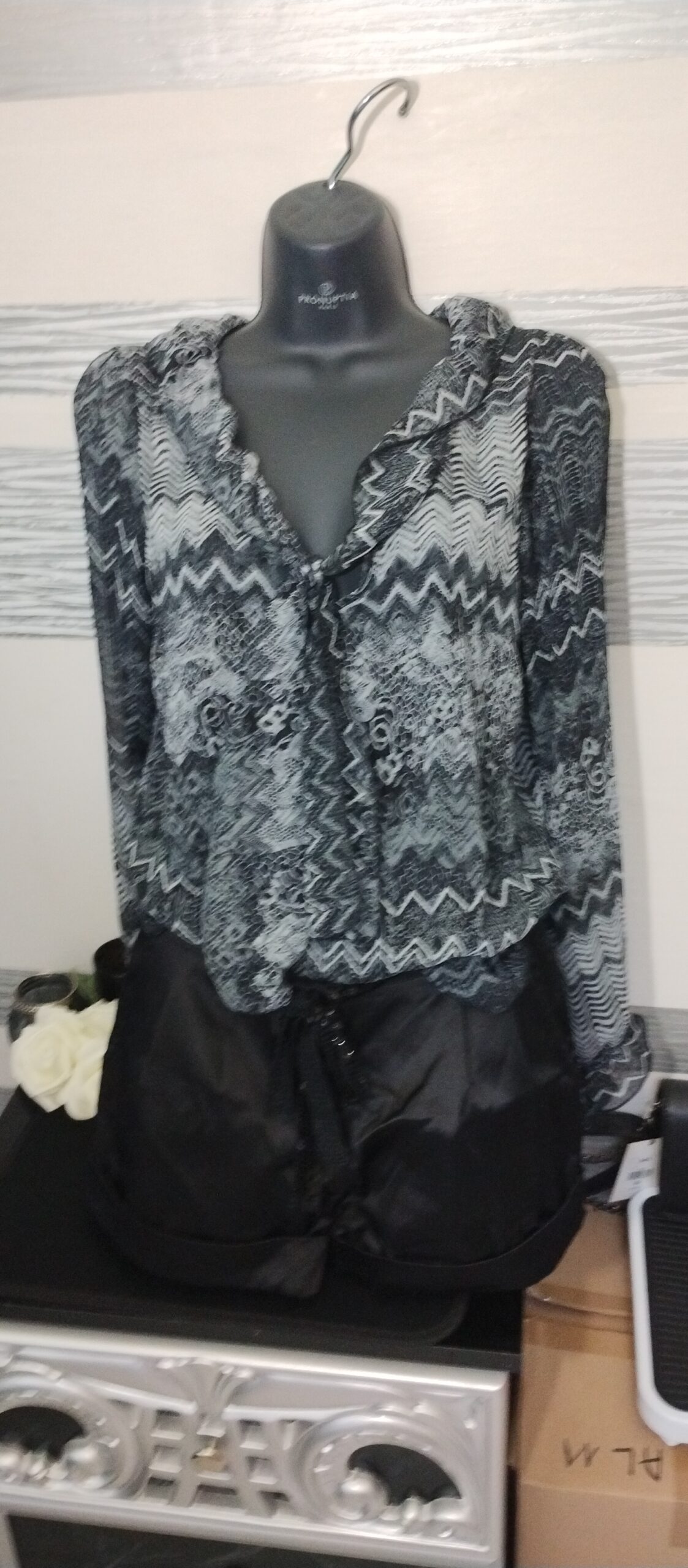 Chemisier imprimé LaCity volants – Image 2