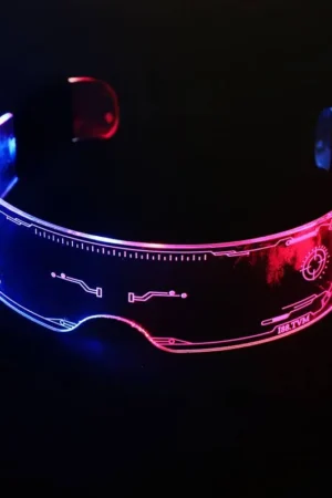 Lunettes led fun futuriste originales