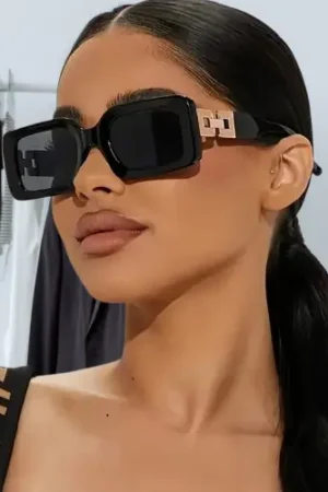 Lunettes chics inspi luxe noires 418