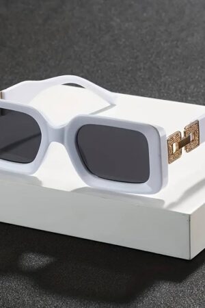 Lunettes chics inspi luxe blanches 419