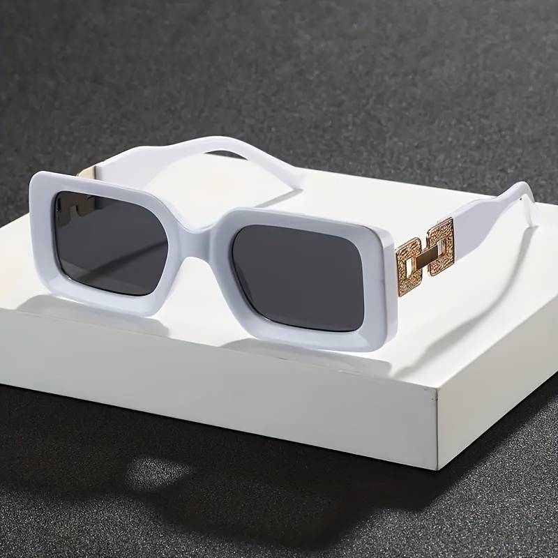 Lunettes chics inspi luxe blanches 419