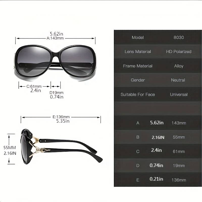 Lunettes luxe oeil de chat UV400 428434 – Image 5