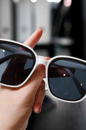 Lunettes style coréen chics blanches 415