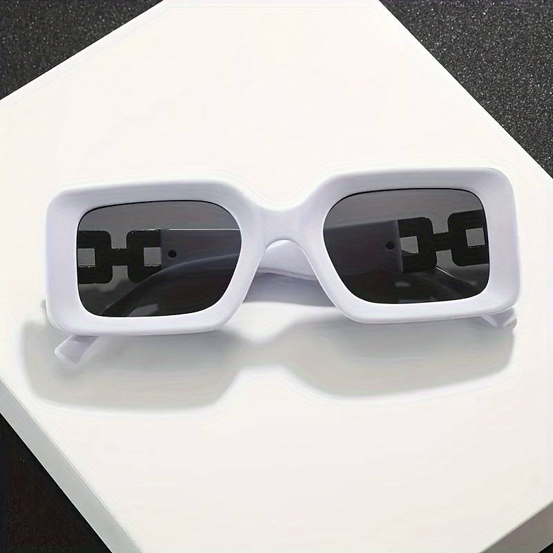 Lunettes chics inspi luxe blanches 419 – Image 2