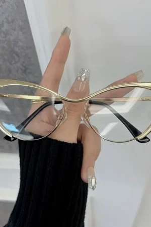 Lunettes lecture fantaisie chics dorées