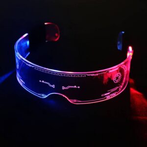 Lunettes led fun futuriste originales